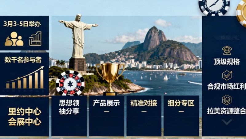 【红龙扑克】2026 里约 SBC 峰会重磅登场 数千人共探巴西博彩新机遇
