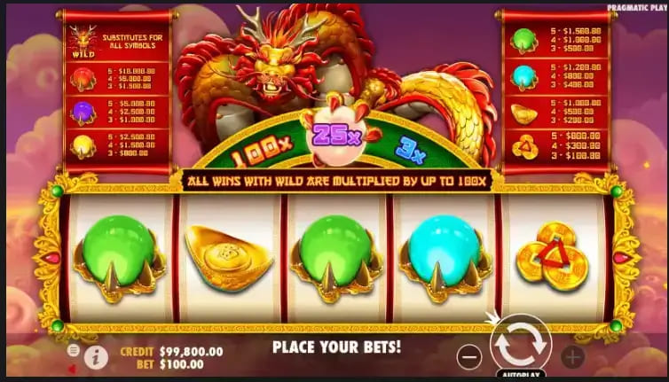 【红龙扑克】大发娱乐全新巨作《金龙吐珠》——巨龙守护，财富绽放