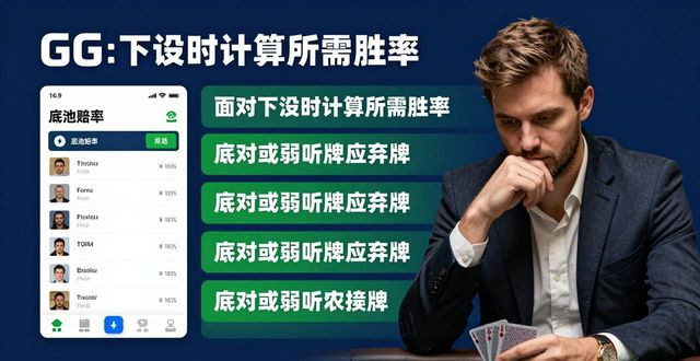 【红龙扑克】大发扑克实战攻略：位置优势与底池控制，新手稳定盈利指南