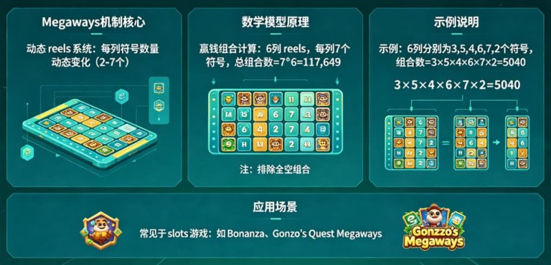 【红龙扑克】Megaways机制解析：117,649种赢钱方式背后的数学模型。