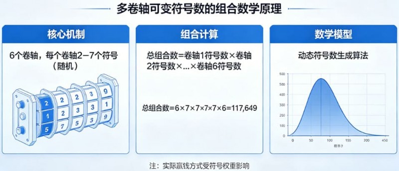 【红龙扑克】Megaways机制解析：117,649种赢钱方式背后的数学模型。