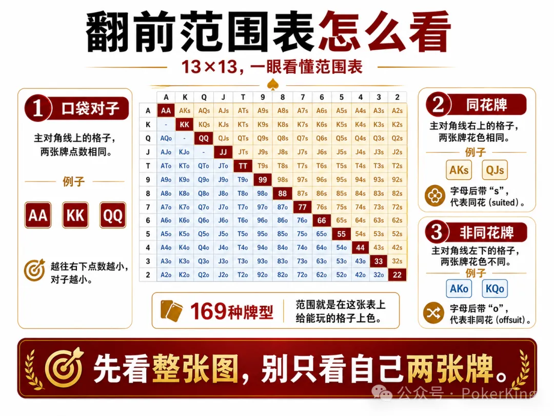 【红龙扑克】别只盯着自己两张牌:新手德州扑克中最容易被忽略的“范围思维”