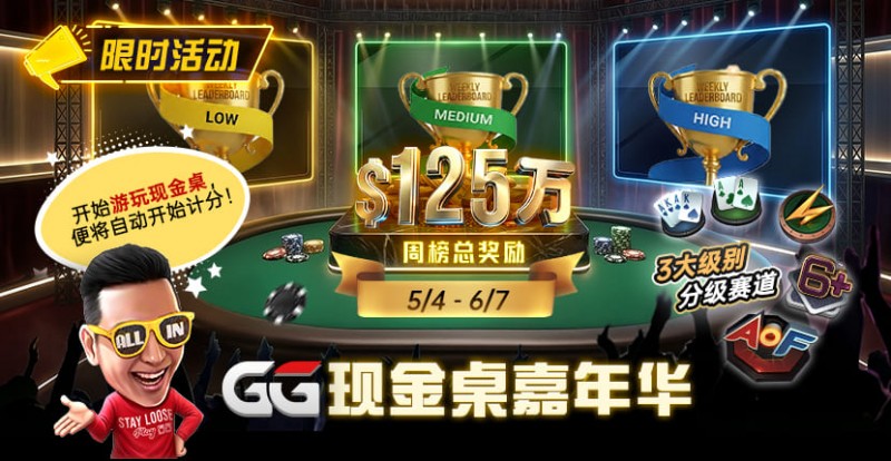【红龙扑克】GG现金桌嘉年华2026｜排行榜规则+积分机制+每日/每周奖励详解