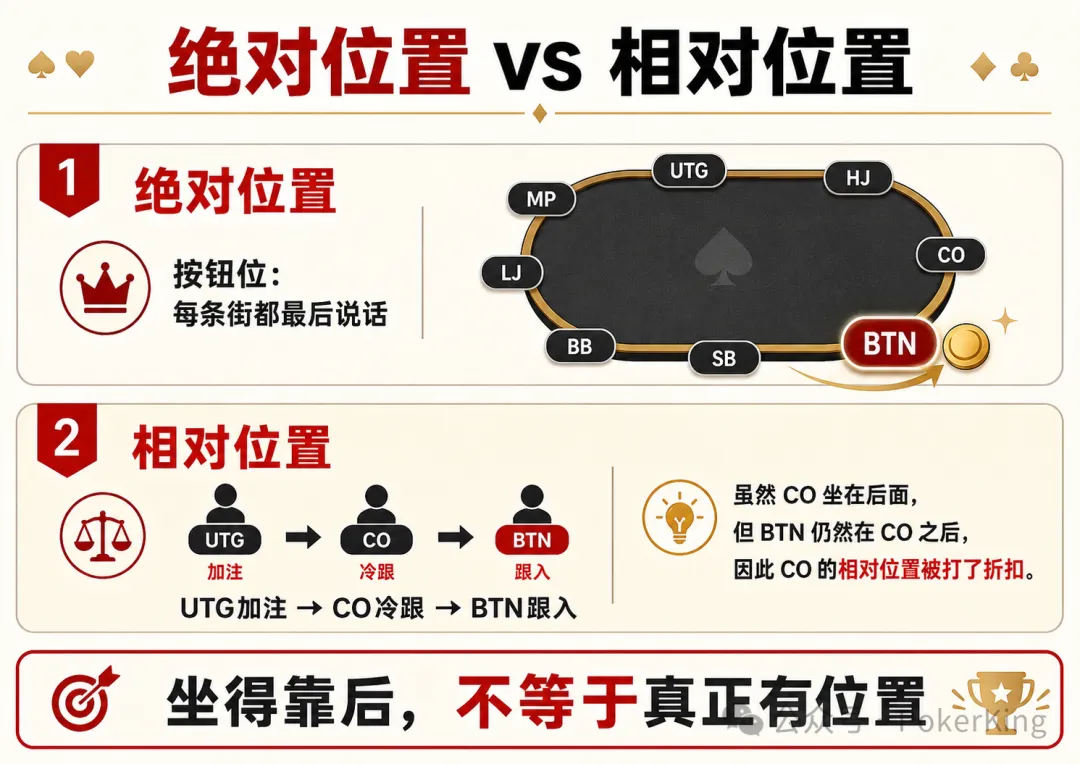 【红龙扑克】CO位跟注、按钮在后面,你其实没有“位置”——位置优势,90%的人只懂了一半