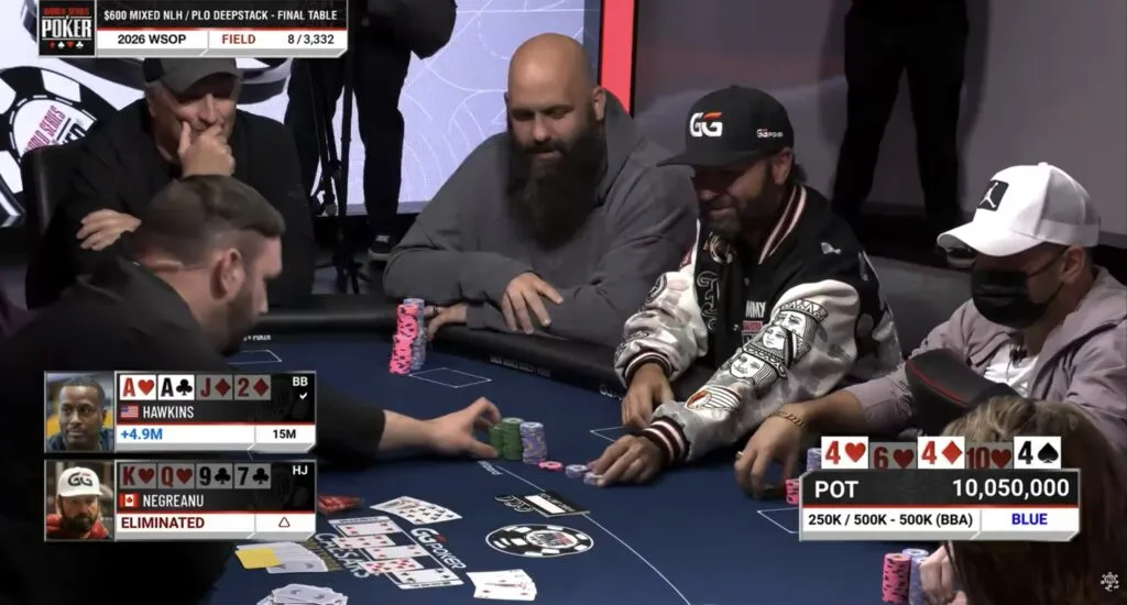 【红龙扑克】2026 WSOP快评：600刀混搭赛变成“修罗场”，丹牛撞上霍金斯，葫芦收服同花