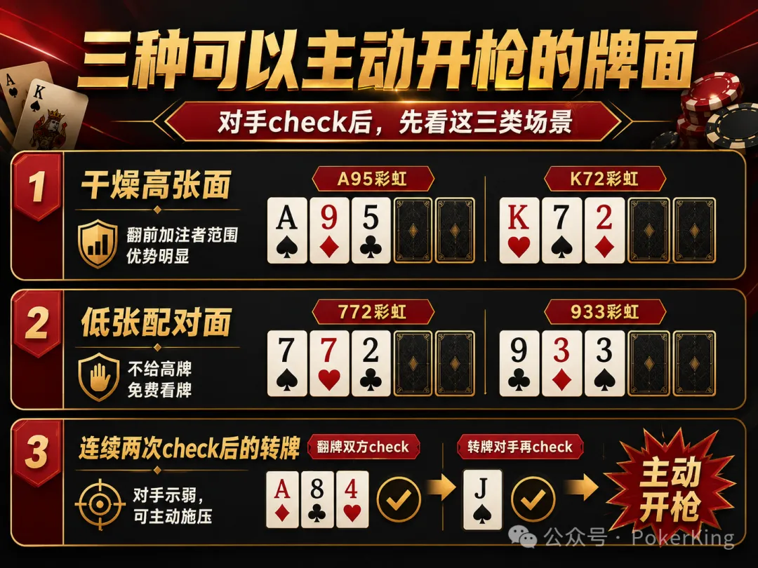 【红龙扑克】别再被“免费牌”坑了:翻牌没中,为什么高手反而更敢开枪?