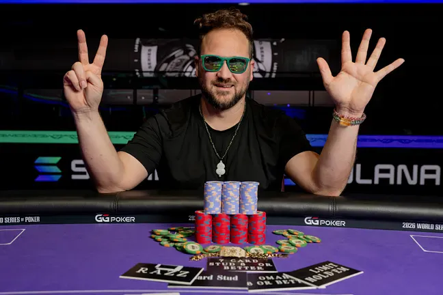 【红龙扑克】2026WSOP | 10K H.O.R.S.E.赛朱跃奇获第29名，3K六人桌DannyTang第38名