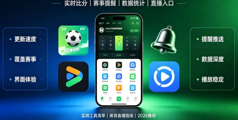 【红龙扑克】盘点2026年最好用的5个足球比分直播APP