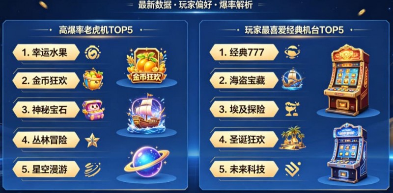 【红龙扑克】PG电子热门游戏排行榜更新:高爆率老虎机与玩家最喜爱的经典机台全面盘点