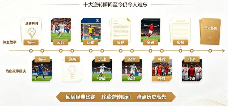【红龙扑克】世界杯历史经典比赛回顾：十大逆转瞬间至今仍令人难忘