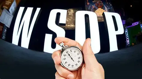 【红龙扑克】17分钟长考的代价:全体上钟!WSOP中途改规则玩家当场炸锅