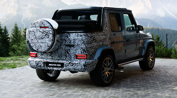 【红龙扑克】梅赛德斯-AMG G63敞篷版谍照曝光 经典越野车回归