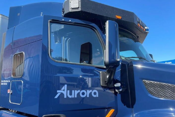 Aurora(图源网络) 【红龙扑克】美国批准Aurora自动驾驶卡车五年安全豁免 停车无需三角牌
