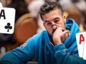 【红龙扑克】趣闻 | 游戏传奇在500万美元的ClubWPT Gold邀请赛首轮用AA击败AA
