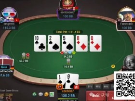 【红龙扑克】牌局分析:冷call 3bet买set,买中后慢打set的代价