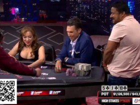 【红龙扑克】三人翻牌全下,发四次牌争夺110万美元巨池,A高成为最大赢家