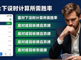 【红龙扑克】大发扑克实战攻略:位置优势与底池控制,新手稳定盈利指南