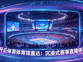 【红龙扑克】开云体育体育馆直达:沉浸式赛事直播体验